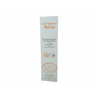AVENE SUN KREM DO WRAŻLIWYCH OKOLIC SPF 50 + WODA TERMALNA GRATIS