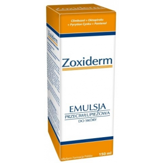 Zoxiderm, Emulsja przeciwłupieżowa, 150ml