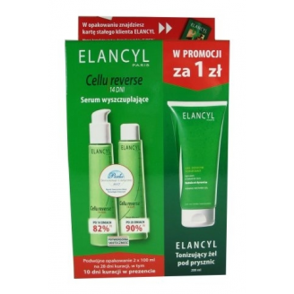 ELANCYL CELLUREVERSE 14 DNI SERUM WYSZCZUPLAJĄCE 2x100 ML+ŻEL 200 ML GRATIS