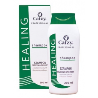 CATZY HEALING  HERBAL SZAMPON P/ŁUPIEŻOWY WŁ.TŁUSTE 200 ML