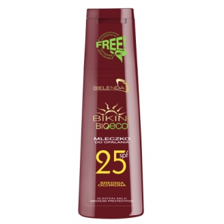 BIELENDA BIKINI MLECZKO DO OPALANIA SPF 25
