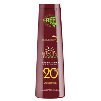 BIELENDA BIKINI MLECZKO DO OPALANIA SPF 20