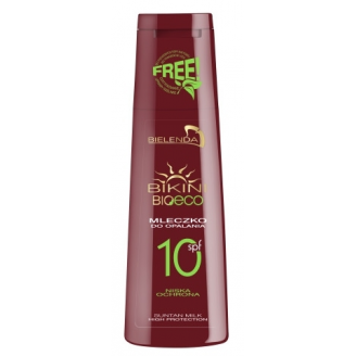 BIELENDA BIKINI MLECZKO DO OPALANIA SPF 10