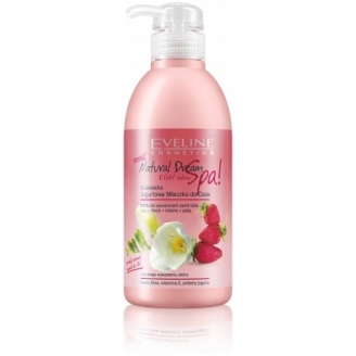 EVELINE NATURAL DREAM SPA - JOGURTOWE MLECZKO DO CIAŁA TRUSKAWKA 500 ML + GRATIS!!!