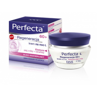 DAX COSMETICS PERFECTA REGENERACJA 60+ KREM NA NOC PRZECIW GŁĘBOKIM ZMARSZCZKOM