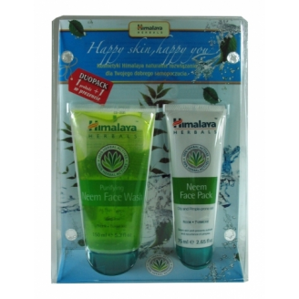 HIMALAYA ŻEL DO MYCIA TWARZY DO CERY MIESZANEJ 150 ML + MASKA Z MIODLI INDYJSKIEJ