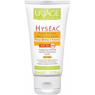 URIAGE HYSEAC FLUID PRZECIWSŁONECZNY DO SKÓRY TRĄDZIKOWEJ SPF 50 50ML