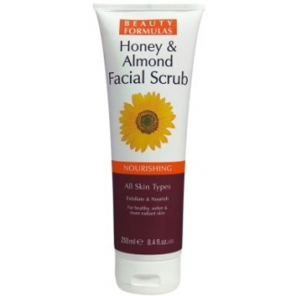 BEAUTY FORMULAS - PEELING ZŁUSZCZAJĄCY DO TWARZY MIÓD I MIGDAŁY