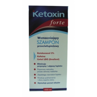 KETOXIN FORTE SZAMPON WZMACNIAJĄCY PRZECIWŁUPIEŻOWY 200 ML
