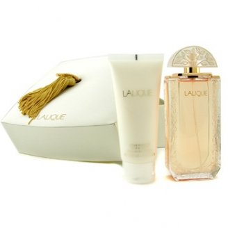 LALIQUE DE LALIQUEZESTAW WODA PERFUMOWANA SPRAY 100ML + BALSAM DO CIAŁA 50ML