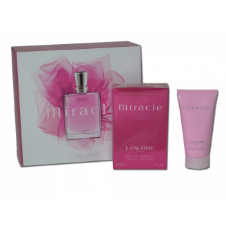 MIRACLE ZESTAW WODA PERFUMOWANA SPRAY 30ML + MLECZKO DO CIAŁA 50ML