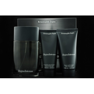ZEGNA INTENSO WODA TOALETOWA SPRAY 100ML + ŻEL POD PRYSZNIC 100ML + BALSAM PO GOLENIU 100ML