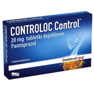 CONTROLOC CONTROL 20 MG, 14 TABLETEK