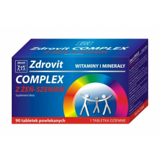 ZDROVIT COMPLEX Z ŻEŃ SZENIEM 90 TABLETEK