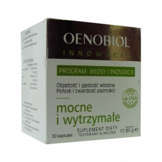 OENOBIOL PROGRAM WŁOSY I PAZNOKCIE - MOCNE I WYTRZYMAŁE 30 KAPSUŁEK