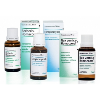 HEEL TERAPIA OCZYSZCZAJĄCA 3 x 30 ML (Galium-Heel, Nux vomica-Homaccord N, Berberis-Homaccord)