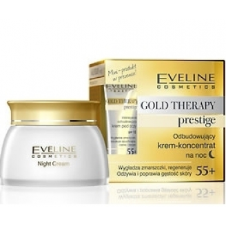 EVELINE GOLD THERAPY PRESTIGE - ODBUDOWUJĄCY KREM-KONCENTRAT NA NOC