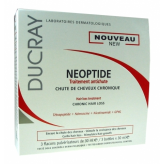 DUCRAY NEOPTIDE KURACJA PRZECIW PRZEWLEKŁEMU WYPADANIU WŁOSÓW U KOBIET W SPRAY'U 3x30 ML