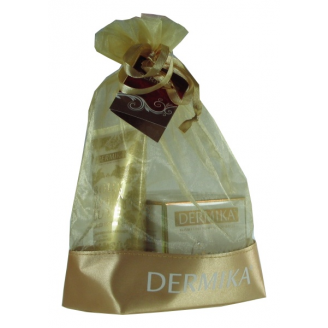 DERMIKA SPECIALITE ZESTAW ŚWIĄTECZNY - KREM 45+ NA DZIEŃ/NOC + KREM DO CIAŁA Z PŁATKÓW RÓŻ 100 ML GRATIS!