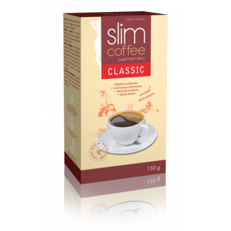 SLIM COFFEE CLASSIC - NAPÓJ KAWOWY WSPOMAGAJĄCY ODCHUDZANIE 150 G