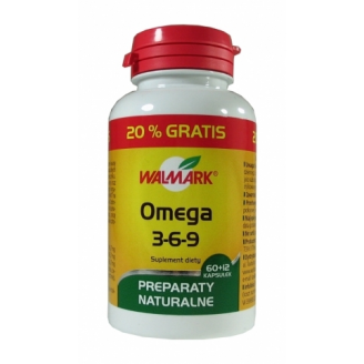 OMEGA 3-6-9 60 KAPSUŁEK + 12 KAPSUŁEK