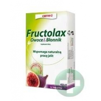 FRUCTOLAX OWOCE & BŁONNIK 2 KOSTKI + 2 TABLETKI GRATIS!