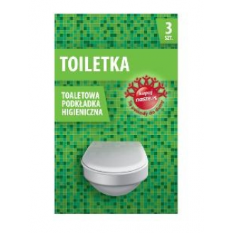 Toiletka, Toaletowa podkładka higieniczna, 3 sztuki