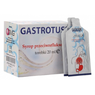 Gastrotuss, Syrop przeciw refluksowi, 25 saszetek po 20 ml