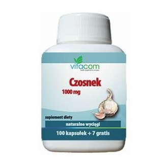 VITACOM CZOSNEK 1000 MG, 107 KAPSUŁEK