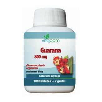 VITACOM GUARANA 800 MG, 107 TABLETEK