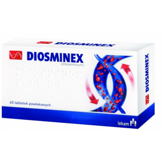 DIOSMINEX 500 MG, 60 TABLETEK POWLEKANYCH