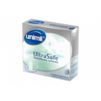 UNIMIL ULTRA SAFE - PREZERWATYWY 3 SZTUKI