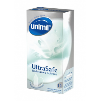 UNIMIL ULTRA SAFE - PREZERWATYWY 12 SZTUK
