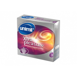 UNIMIL XTRA PLEASURE - PREZERWATYWY 3 SZTUKI
