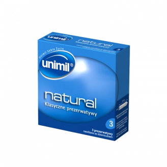 Unimil Natural, Prezerwatywy, 3 sztuki
