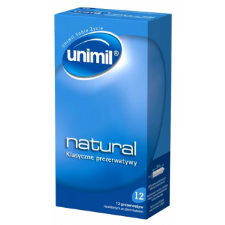 UNIMIL NATURAL - PREZERWATYWY 12 SZTUK