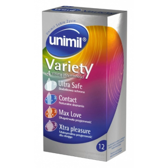 UNIMIL VARIETY - PREZERWATYWY 12 SZTUK