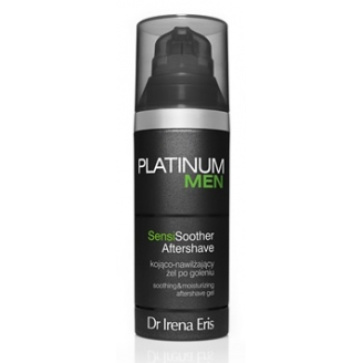 DR IRENA ERIS PLATINUM MEN - SENSI SOOTHER AFTERSHAVE KOJĄCO NAWILŻAJĄCY ŻEL PO GOLENIU