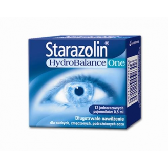 Starazolin Hydrobalance One, Krople do oczu, 12 x 0,5 ml