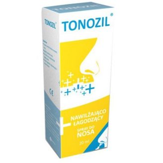 TONOZIL SPRAY NAWILŻAJĄCO - ŁAGODZĄCY  DO NOSA  20 ML