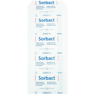 SORBACT OPATRUNEK CHIRURGICZNY (SURGICAL) 10 x 30 CM 1 SZT.