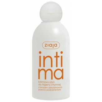 ZIAJA INTIMA  KREMOWY PŁYN Z KWASEM  ASKORBINOWYM  200 ML