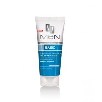 AA Oceanic Men Basic, Intensywnie nawilżający żel do mycia ciała, 200 ml