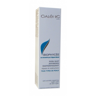 GALENIC BIOPHYCEE KREM PRZECIWZMARSZCZKOWY UJĘDRNIAJĄCY NA NOC 40 ML