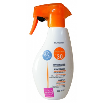 BIODERMA PHOTODERM SPRAY SPF 30  400 ML +BIODERMA PHOTODERM APRES SOLEIL - EMULSJA PO OPALANIU 100 ML W PREZENCIE