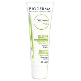 BIODERMA SEBIUM MAT KREMOWY ŻEL MATUJĄCY DO SKÓRY TŁUSTEJ 40 ML