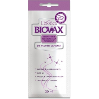 BIOVAX MASECZKA DO WŁOSÓW CIEMNYCH 1 SASZETKA