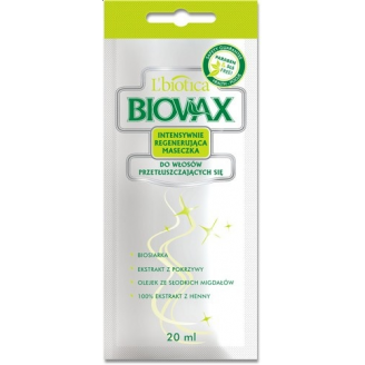 Biovax, Maseczka do włosów przetłuszczających się, 1 saszetka