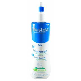 MUSTELA BEBE ŻEL DO MYCIA GŁOWY I CIAŁA DLA DZIECI I NIEMOWLĄT 750 ML