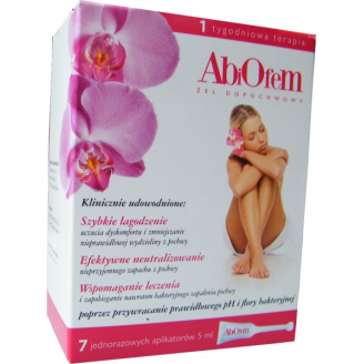 ABIOFEM ŻEL DOPOCHWOWY, 7  APLIKATORÓW Z ŻELEM